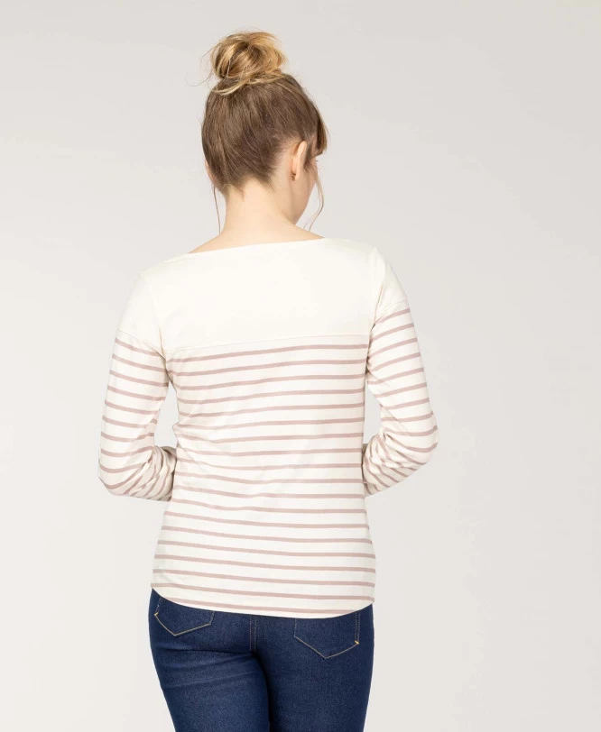 Marinière Femme Violet 2 Marinière Femme Violet – Image 2