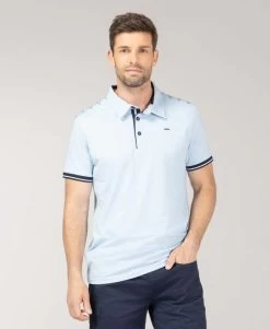 Polo Bleu Azur Homme