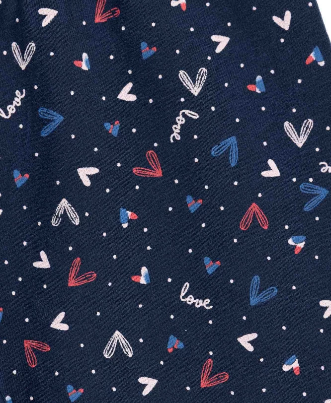 Legging Fille Imprimé Bleu Marine 3 Legging Fille Imprimé Bleu Marine – Image 3