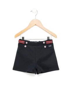 Short Hiver Bleu Marine Fille