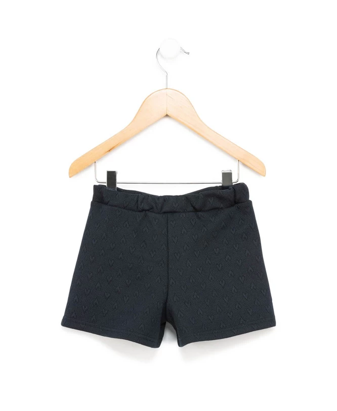 Short Hiver Bleu Marine Fille 2 Short Hiver Bleu Marine Fille – Image 2