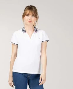 Polo Blanc Femme