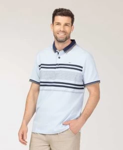 Polo Bleu Homme