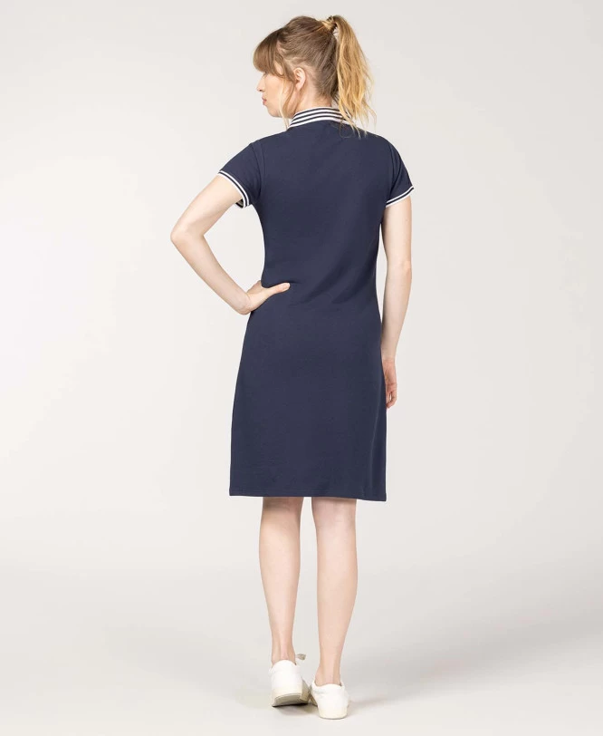 Robe Bleu Marine Femme 2 Robe Bleu Marine Femme – Image 2