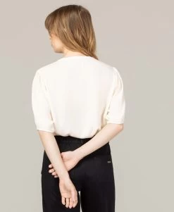 Chemise Blanc Cassé Femme