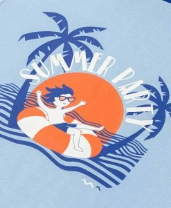 T-Shirt Bleu Imprimé Garçon -Style Famille Boutique prod 10364 tee shirt mc bleu ciel timothe 666x812 fc7ea0111e0b