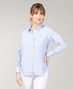 Chemise Bleu Ciel Femme
