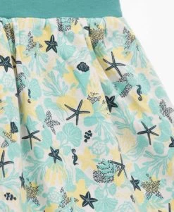Jupe Fille Réversible Imprimé/vert -Style Famille Boutique prod 10422 jupe courte imprime vert lagon jael 666x812 fc7ea0111e0b