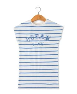 Robe Rayé Fille En Molleton