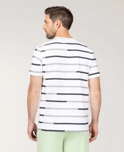 T-shirt Rayé Homme -Style Famille Boutique prod 10472 tee shirt mc fond blanc raye indigo teodor 666x812 fc7ea0111e0b