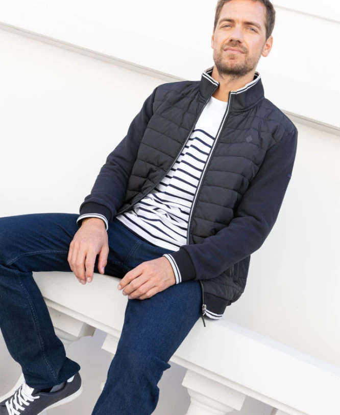 Veste Matelassée Noir Homme 1 Veste Matelassée Noir Homme