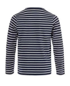 Marinière Authentique Fond Bleu Marine Rayé Blanc Homme 5 Marinière Authentique Fond Bleu Marine Rayé Blanc Homme -Style Famille Boutique prod 10644 mariniere ml fond indigo raye grege ecohol 666x812 fc7ea0111e0b