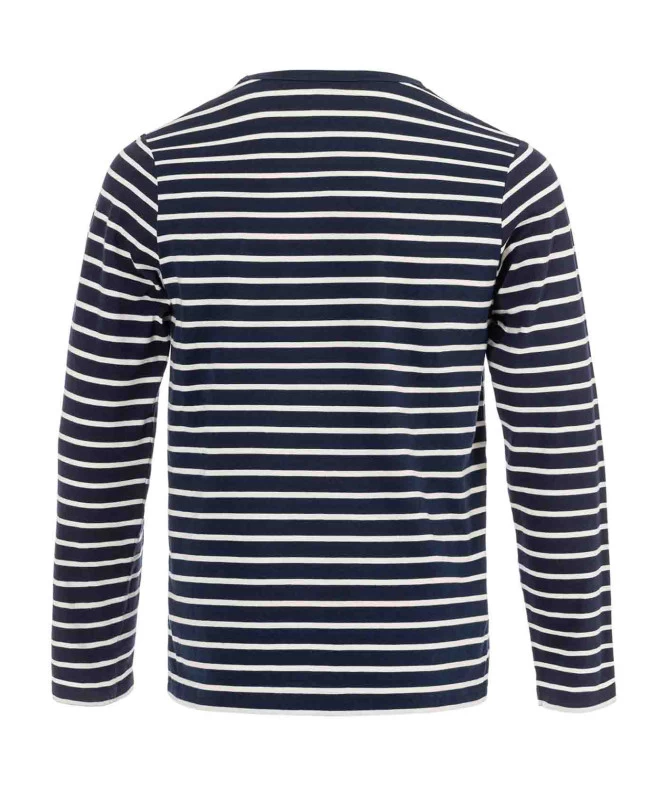 Marinière Authentique Fond Bleu Marine Rayé Blanc Homme 3 Marinière Authentique Fond Bleu Marine Rayé Blanc Homme – Image 3