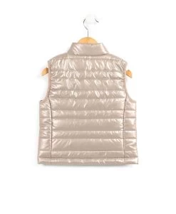 Doudoune Sans Manches Fille Doré