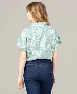 Chemise Femme Manches Courtes Imprimé Vert 10 Chemise Femme Manches Courtes Imprimé Vert -Style Famille Boutique prod 10726 chemise chemisier mc imprime vert celiora 666x812 fc7ea0111e0b