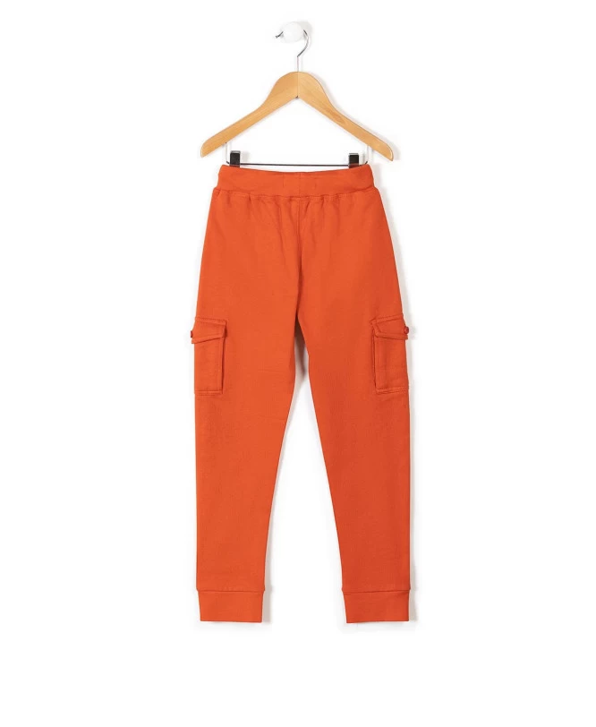 PANTALON ORANGE ROUILLE CARGO 2 PANTALON ORANGE ROUILLE CARGO – Image 2