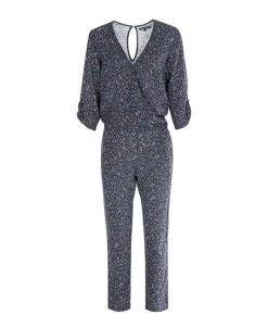 Combinaison Femme Imprimé Bleu Nuit