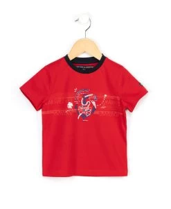 TEE SHIRT MC ROUGE RUBIS OBOTA