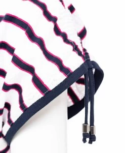 T-shirt Rayé Col V Femme -Style Famille Boutique prod 1600 tee shirt mc fond blanc raye indigo costa 666x812 fc7ea0111e0b