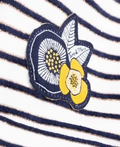 Short Fille Rayé -Style Famille Boutique prod 2360 short fond blanc raye indigo kiwina 666x812 fc7ea0111e0b