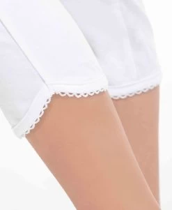 Legging Court Blanc Fille -Style Famille Boutique prod 2404 calecon legging court blanc optique dilui 666x812 fc7ea0111e0b