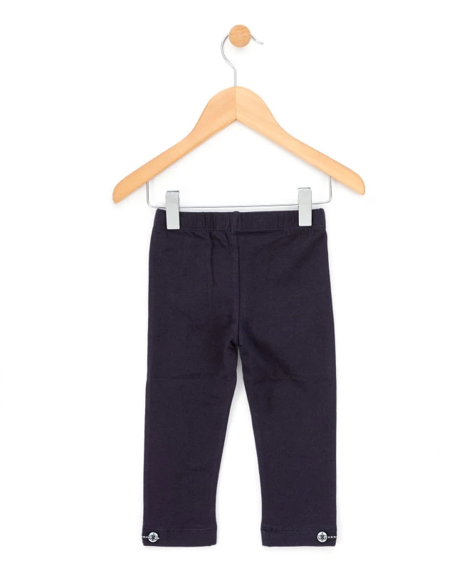 Legging Court Bleu Marine Fille 2 Legging Court Bleu Marine Fille – Image 2