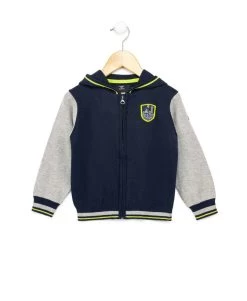 Gilet Bicolore à Capuche Garçon