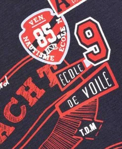 T-shirt Col Rond Garçon Bleu Marine -Style Famille Boutique prod 4313 tee shirt mc indigo adeux 666x812 fc7ea0111e0b