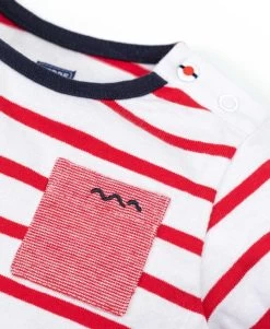 MARINIERE ML FOND BLANC RAYE ROUGE PELY 5 MARINIERE ML FOND BLANC RAYE ROUGE PELY -Style Famille Boutique prod 4361 mariniere ml fond blanc raye rouge pely 666x812 fc7ea0111e0b