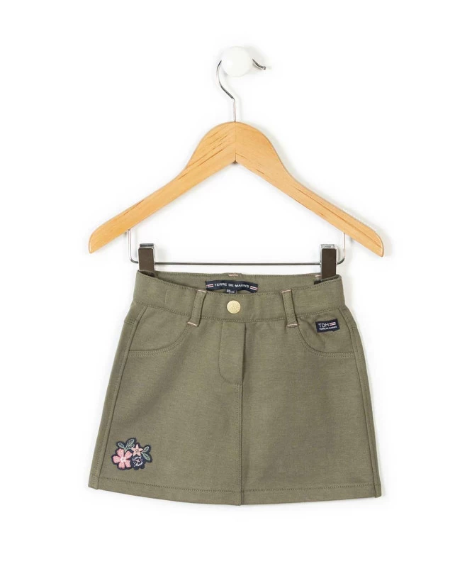 JUPE COURTE KAKI BLANCHI BACAJA 1 JUPE COURTE KAKI BLANCHI BACAJA