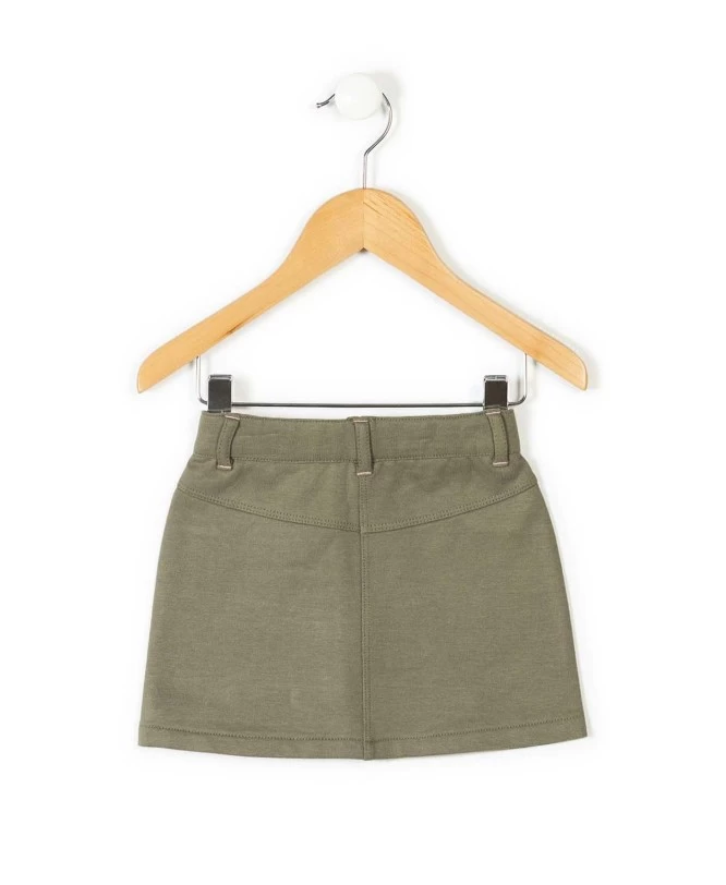 JUPE COURTE KAKI BLANCHI BACAJA 2 JUPE COURTE KAKI BLANCHI BACAJA – Image 2