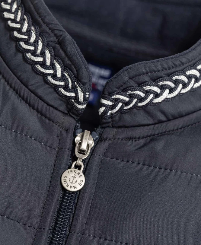 Veste Matelassée Bleu Marine Femme 3 Veste Matelassée Bleu Marine Femme – Image 3