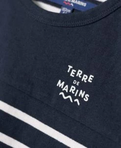 Marinière Enfant Bleu Marine 5 Marinière Enfant Bleu Marine -Style Famille Boutique prod 4565 mariniere mc fond indigo raye blanc aqoi 666x812 fc7ea0111e0b