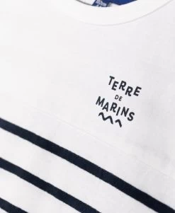 Marinière Enfant Rayé Bleu Marine 5 Marinière Enfant Rayé Bleu Marine -Style Famille Boutique prod 4568 mariniere mc fond blanc raye indigo aqoi 666x812 fc7ea0111e0b