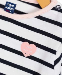 MARINIERE ML FOND BLANC RAYE INDIGO POBATI -Style Famille Boutique prod 4580 mariniere ml fond blanc raye indigo pobati 666x812 fc7ea0111e0b