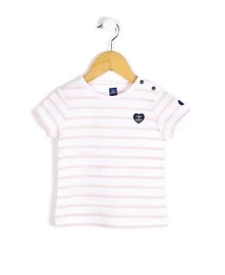 Marinière Enfant Rayé Rose