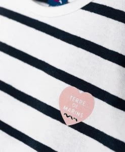 MARINIERE MC FOND BLANC RAYE INDIGO POBATI BIS -Style Famille Boutique prod 4586 mariniere mc fond blanc raye indigo pobati bis 666x812 fc7ea0111e0b