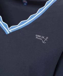 TEE SHIRT ML INDIGO NYALA -Style Famille Boutique prod 4696 tee shirt ml indigo nyala 666x812 fc7ea0111e0b