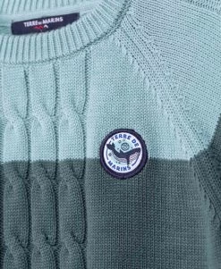 Pull Rayé Garçon Vert/bleu -Style Famille Boutique prod 4711 pull bleu vert buli 666x812 fc7ea0111e0b