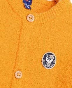 Gilet Jaune Ocre Fille -Style Famille Boutique prod 4768 cardigan tricot jaune ocre cizal 666x812 fc7ea0111e0b