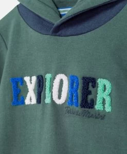 Sweat à Capuche Vert Foncé Garçon 5 Sweat à Capuche Vert Foncé Garçon -Style Famille Boutique prod 4813 sweat a capuche vert fougere barami 666x812 fc7ea0111e0b