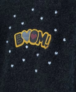 Pull Poils Longs Bleu Marine Fille -Style Famille Boutique prod 4816 pull bleu indigo elle bis 666x812 fc7ea0111e0b