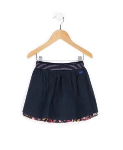 JUPE COURTE BLEU INDIGO BOUNA