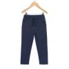Pantalon Garçon En Molleton Bleu Marine