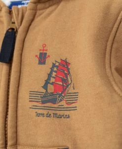 Veste à Capuche Camel En Molleton Garçon -Style Famille Boutique prod 4927 veste ml camel andeux 666x812 fc7ea0111e0b