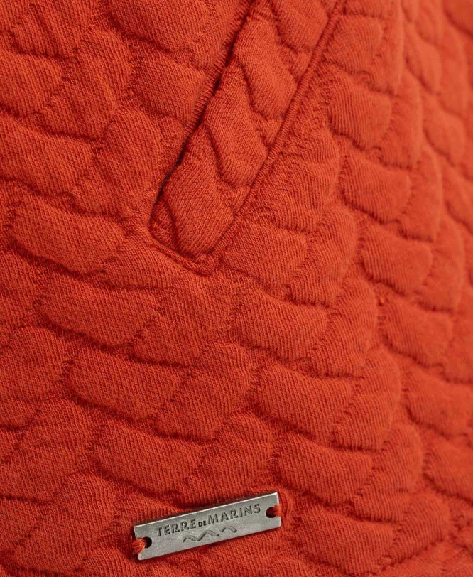 Veste Matelassée Rouge Femme 3 Veste Matelassée Rouge Femme – Image 3