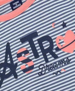 Pyjama Rayé Fille Pantalon + T-shirt Manches Longues -Style Famille Boutique prod 5081 pyjama raye palami 666x812 fc7ea0111e0b