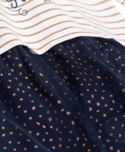 Robe Fille Effet 2 En 1 + Bandeau -Style Famille Boutique prod 5132 robe accessoire fond blanc optique raye rose filona 666x812 fc7ea0111e0b