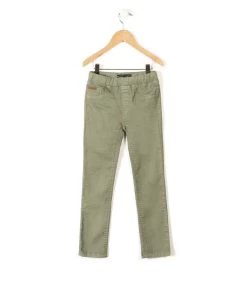 Jean Kaki Blanchi Fille