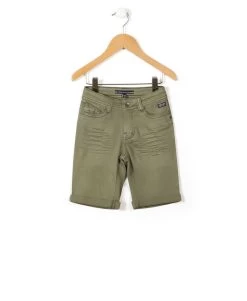 Bermuda Jean Kaki Garçon
